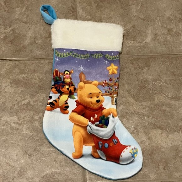 Disney Winnie the Pooh 16'' Holiday Stocking - Picture 1 of 6